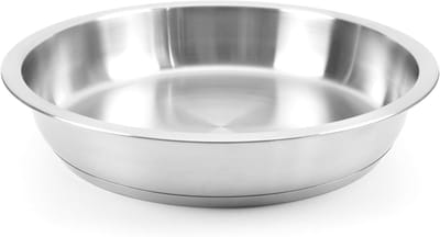 Roestvrijstalen pan - Koekenpan Inductie - Ruimtebesparend Koken - In elkaar Stapelbaar - Ø 28 cm - Chroom