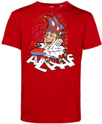 T-shirt kind Alaaf | Carnavalskleding kinderen | Carnaval Kostuum | Foute Party | Rood | maat 68