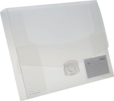 Rexel elastobox Ice transparant, rug van 4 cm 10 stuks