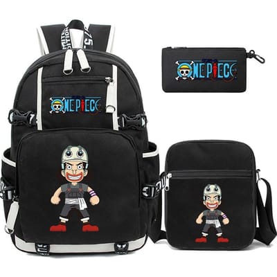 3 stks/set Anime Een Stuk Grote Capaciteit Rugzak Monkey D. Luffy tieners student schooltas jongen meisje rugzakken terug naar school