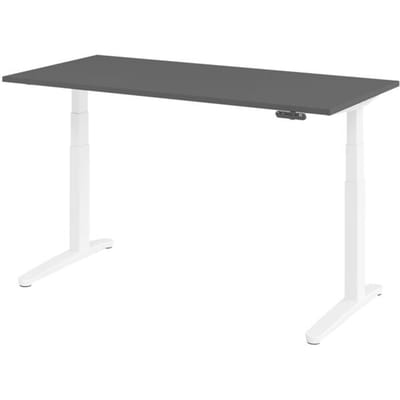 XBHM 16 WW | Bureau - 160 x 80 Tafelhoogte I Elektrisch in hoogte verstelbaar Grafiet