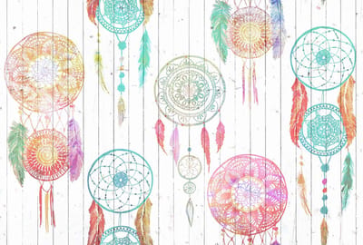 Fotobehang Dreamcatcher DD117640 A.S. Création Atelier 47 | 3D Fotobehang op maat