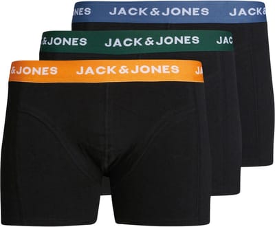 JACK & JONES JUNIOR JACGAB TRUNKS 3 PACK JNR NOOS Jongens Onderbroek - Maat 152