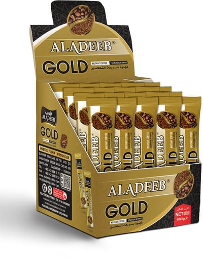 Aladeeb Premium - Gold Instant Coffee Voordeelverpakking - 48 x 2 gr (96 gr)
