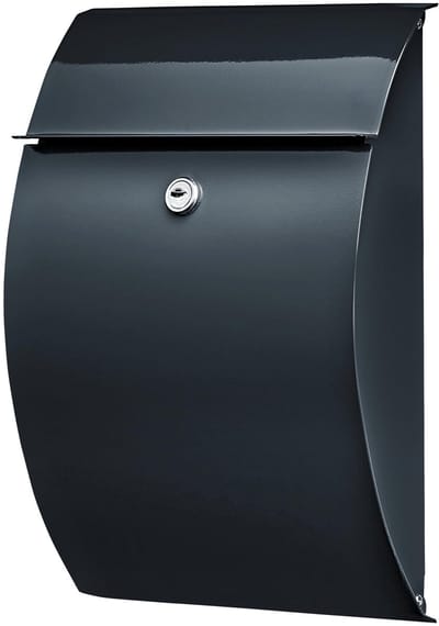 Unyqoos® Moderne en compacte stalen brievenbus voor wandmontage zonder krantenvak