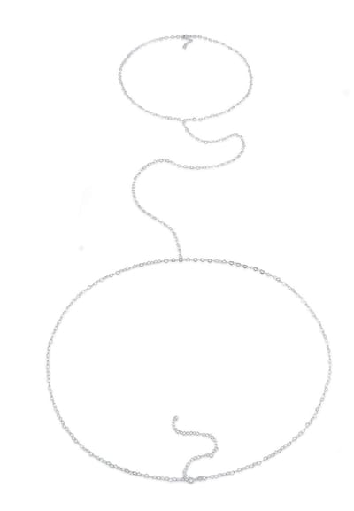 Elli - Sieradenboxen - Dames bodyketting taille hart liefde in 925 sterling zilver - Dames