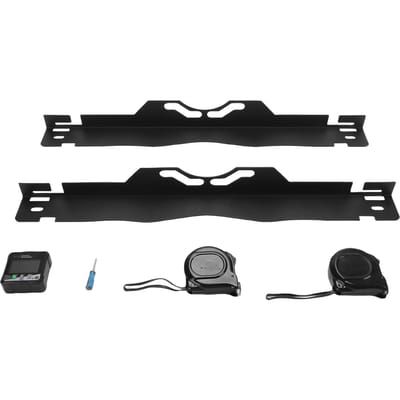 Kit d'outil d'alignement de roues Mesure précise Outil d'alignement de parallélisme automobile Plaque avec 2 rubans à mesurer 1 angle numérique