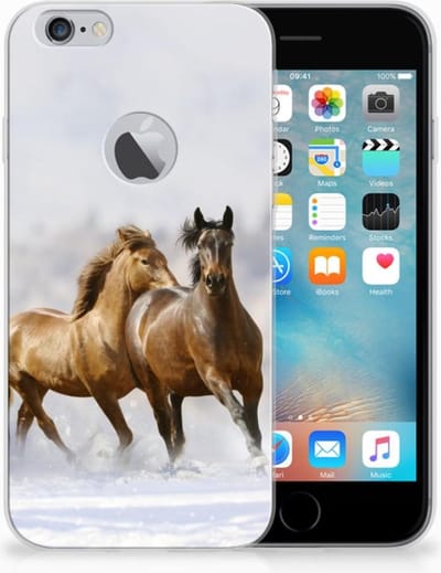 Apple iPhone 6 Plus | 6s Plus TPU Hoesje Paarden
