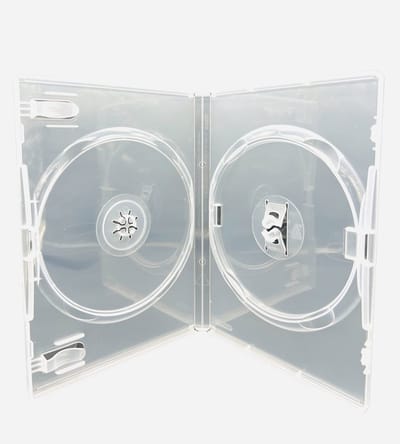 Dailygoods- Vervangingsgevallen 5 x Transparante Amaray - DVD - CD - Blu Ray - Reservehoezen - 14mm Rug - Dvd-hoes