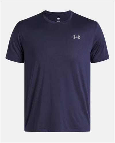 Under Armour UA LAUNCH SHORTSLEEVE Heren Sportshirt - Navy