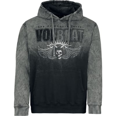 Volbeat Trui met capuchon - Logo - S tot XXL - voor Mannen - grijs
