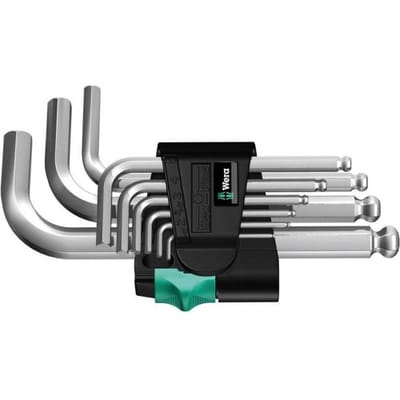 Wera 950 PKS/9 SM N Inbus Haakse schroevendraaierset 9-delig