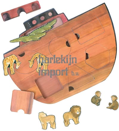 Egmont Toys puzzel karton Ark van Noah 30x20x3 cm kinderpuzzel.