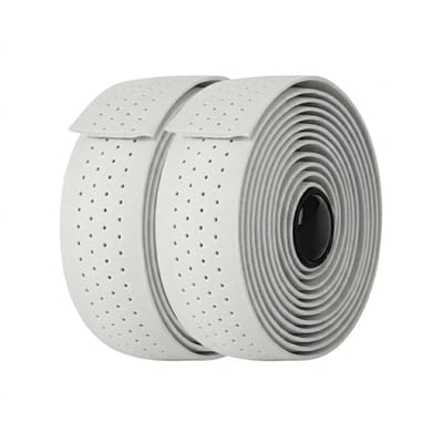 Witte stuurlinten wielrennen unisex antislip stuur tape set voor racefiets geperforeerd fiets stuur lint inclusief bar plugs