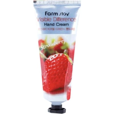 FARM STAY Différence Visible Crème Mains Fraise 100g (3 Options) 1pcs gray