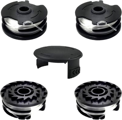 Vervangende Spoelen - Grastrimmer Draad - Gazon Onderhoud - Automatische Toevoer - 4 Stuks 1.6mm - Zwart