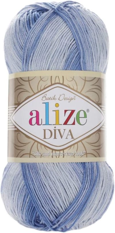 Kleurverloop Microvezel Garen voor Haken en Breien - Zijde-effect Draad