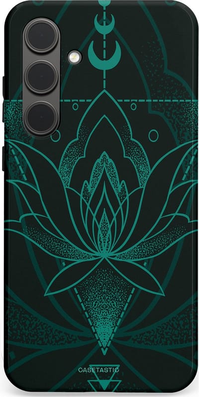 Casetastic Hoesje Geschikt voor Samsung S24 Plus - Stijlvolle Beschermende Duo-layer Case - Lotus Zen