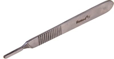 Romed scalpelhouder - scalpelhandvat - scalpelhouder - heft - scalpelheft nr. 4 - no. 4 - nummer 4 - scalpelhandvat maat 4