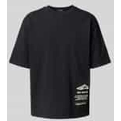 T-shirt met labeldetail
