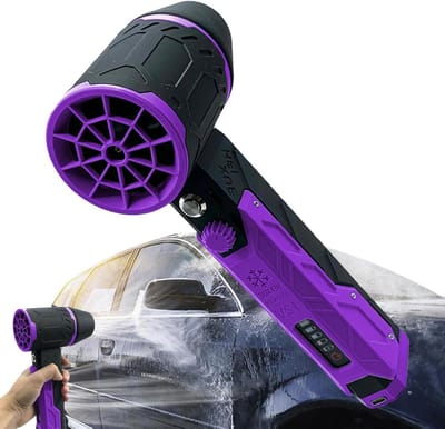 Draagbare Luchtblazer - Elektrische Stofdoek - Stof Verwijderen - Traploze Snelheid - 4000mAh Batterij - Zwart