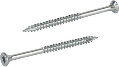 Radix Torx 20 Spaanplaatschroef - Platkop + Snijpunt - 4,0 x 60mm/36 - Verzinkt - Deeldraad (200 stuks)