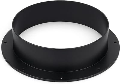 PVC kroonmof 160mm voor ventilatiebuizen - betrouwbare muurbevestiging