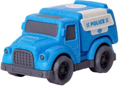 Speelgoedtopdeals - BIOplastic Politiewagen - 10,5 cm - Duurzaam speelgoed