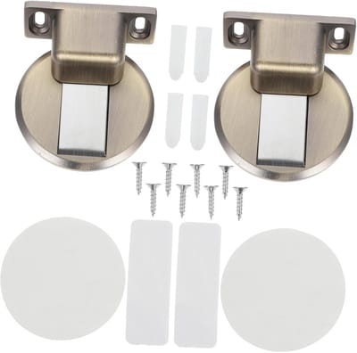 Magnetische Deurstopper - Deurvanger Deurhouder - Deur Stil Houden - Beschermt Muur en Deur - 5.8X5.5X1.8CM - Diverse Kleur