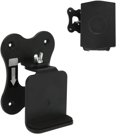 Allecto - Muurbevestiging - Metalen Luidsprekerbeugel - Sterk en Betrouwbaar - Geschikt voor HW Q990B - Ideaal voor Surround Sound - Eenvoudige Ins...
