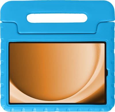 Hoesje - Geschikt voor Samsung Galaxy Tab A9 - Kinderhoes Shockproof Bumper - Kidsproof Case - Tablet Hoes - Kinder Hoes Cover - Blauw