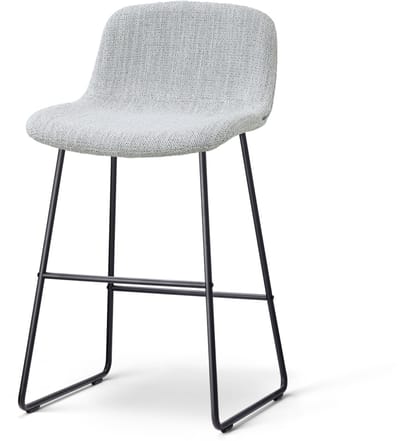 Nolon Nino-Mats barkruk grijs melange - zwart onderstel - 65 cm