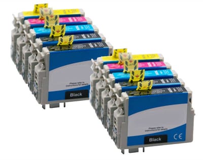 ABC huismerk set 10x inkt cartridge geschikt voor Epson 604XL geschikt voor XP2200 XP2205 XP3200 XP3205 XP4200 XP4205 WF2910DWF WF2930DWF WF2935DWF WF2950DWF