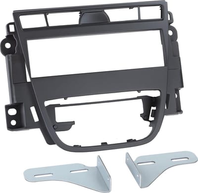 1-DIN Paneel geschikt voor Opel Meriva B (S/D Monocab) 2010-2017 Kleur: Zwart