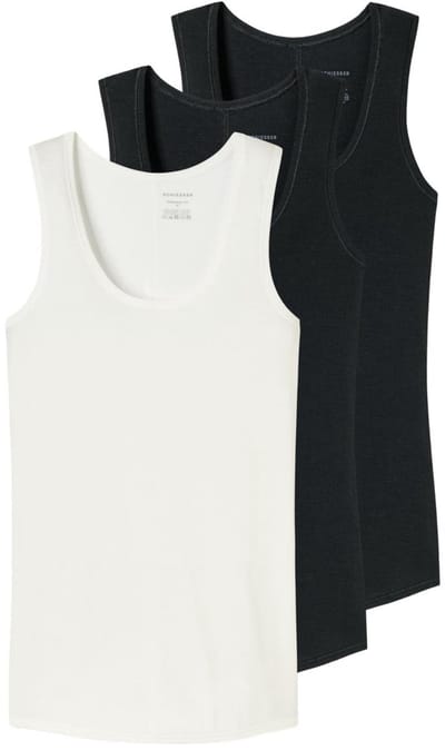Schiesser Dames onderhemd 3 pack Personal Fit