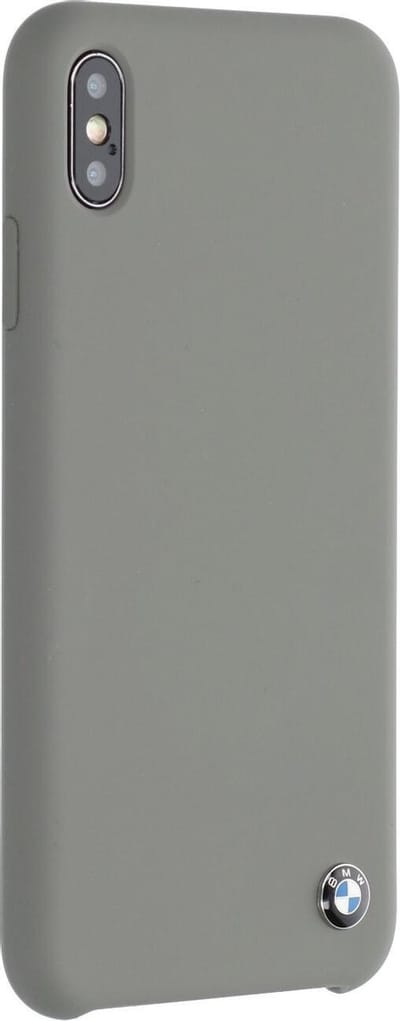 Grijs hoesje BMW - Backcover - iPhone XS Max - Silicone - Hard Case