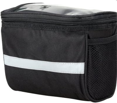 White-Label® Stuurtas Fiets - Enkele Fietstas Afneembaar - Zwart