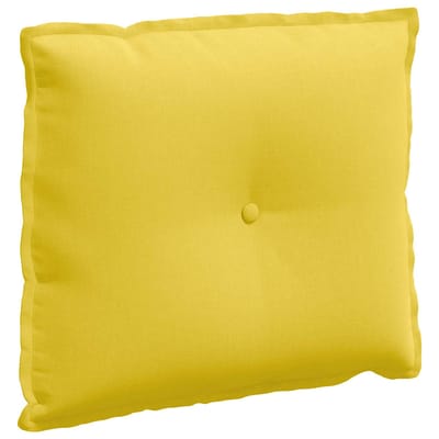 vidaXL - Rugkussen - Licht - Geel - 200 - x - 19 - x - 50 - cm - Stof