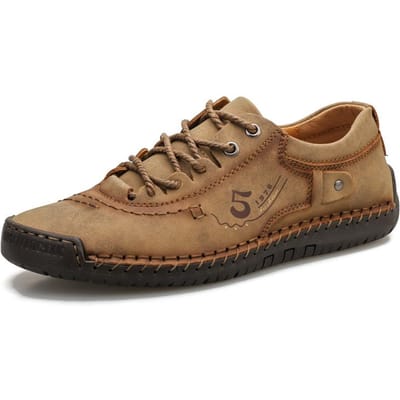 Heren Loafers Grote Maat 38-48 Casual Schoenen Casual Herenschoenen Handgemaakte Lederen Schoen Groene Loafers Heren 38 kaki