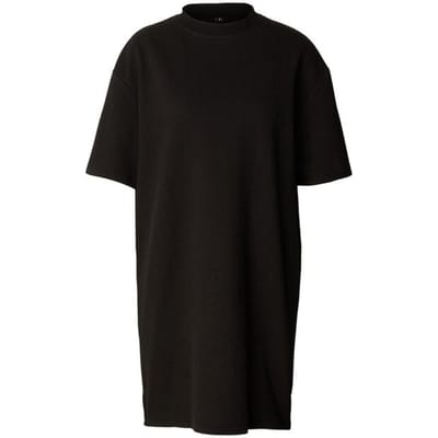 Urban Classics Ladies Structured Jersey Tee Dress Dames Mini-jurk - zwart - XL