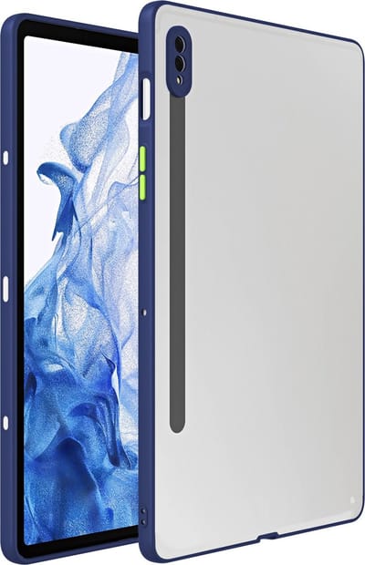 Hoesje geschikt voor Samsung Galaxy Tab S7 Hoes Transparant Schokbestendig Stevig Achterkant