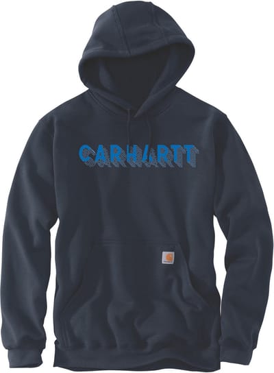 Carhartt Rain Defender Logo Graphic Sweats New Navy-M