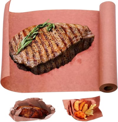 Butcher Paper - Slagerijpapier - Voor Rookoven Slagerijpapier Roze - Originele Slagerijpapierrol - BBQ - Kraftpapier - 30 Cm X 10 M - Slagerijpapier Voor Langdurig Koken - Roken - Grillen