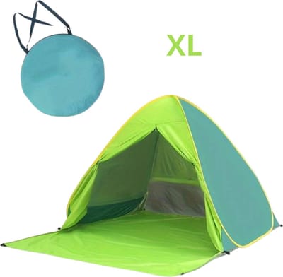 Livano Strandparaplu - Extra Sterke Parasol - Winddicht Paraplu - Strand - Outdoor - UV Bescherming - Groen XL