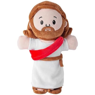 Knuffel Jezus Knuffelspeelgoed 25cm Cartoon Heilige Familie Knuffelpop Kawaii Creatieve Christelijke Religieuze Knuffelfiguur Kinderen rood