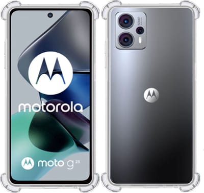 Hoesje geschikt voor Motorola Moto G13 / G23 – Extreme Shock Case – Cover Transparant