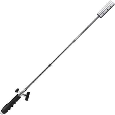 Onkruidbrander - Brandertool Tuin - Onkruid Verwijderen - Afneembare Lange Arm - 45 x 16 x 3 cm - Zwart Zilver