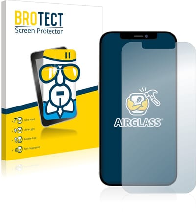 Screenprotector voor Apple iPhone 12 Pro Max Beschermglas transparant