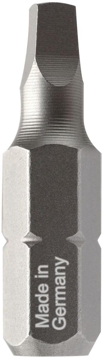 DIAGER schroefbit 1/4 25 mm 5 stuks in blister R2 SQD 25 mm