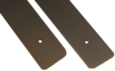 Eindbalk Keuken - Hoekbalk Zijbalk - Werkblad Afwerken - Met Schroefgaten - 60 cm - Bruin
